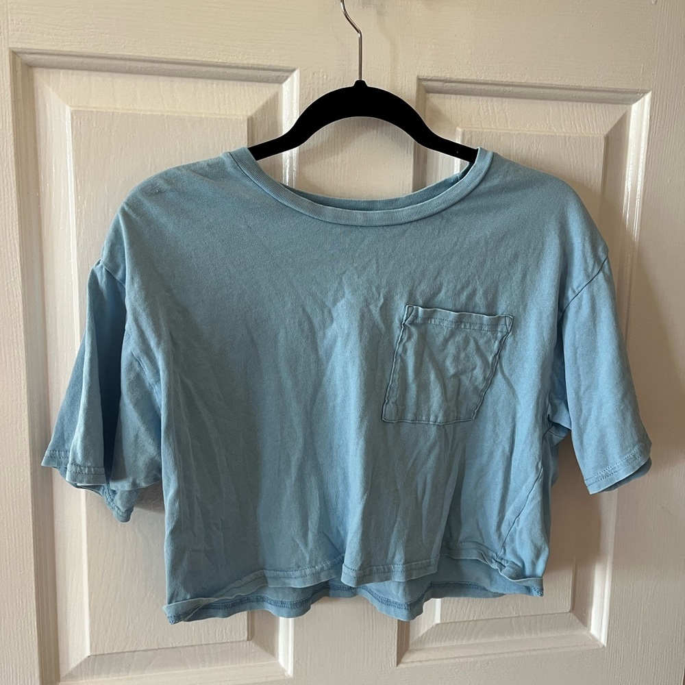 crop top garage brand light blue S - Picture 1 of 2
